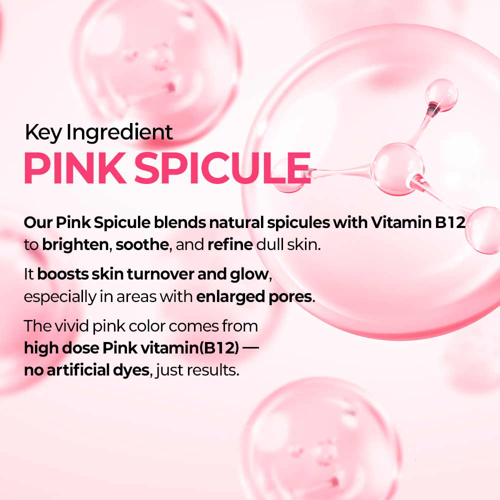 Cemenrete Cyano Pink Spicule Serum detail view 5 — CoreLab Skin