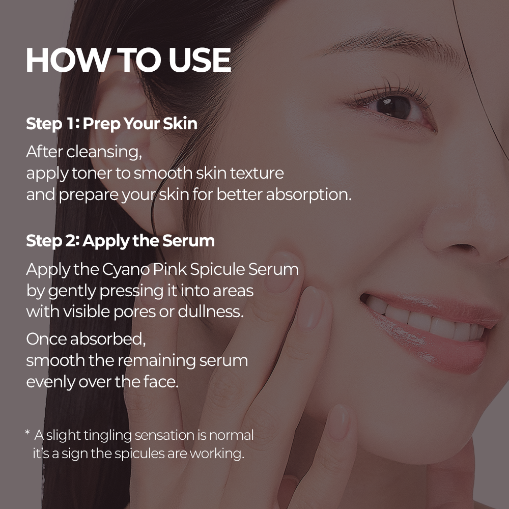 Cemenrete Cyano Pink Spicule Serum detail view 8 — CoreLab Skin