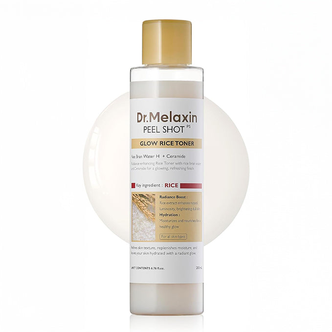 Peel Shot Glow Rice Tonic 200 ml main product shot β CoreLab Skin