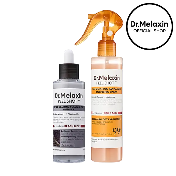 Body & Face Peel Shot Duo main product shot β CoreLab Skin