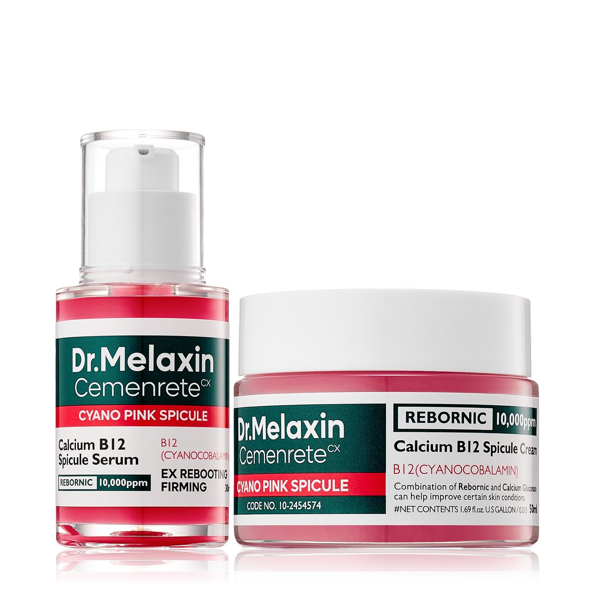 Cemenrete Cyano Pink Spicule line main product shot β CoreLab Skin