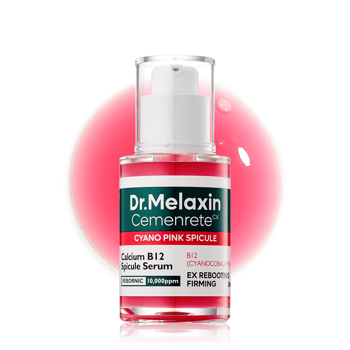 Cemenrete Cyano Pink Spicule Serum main product shot β CoreLab Skin