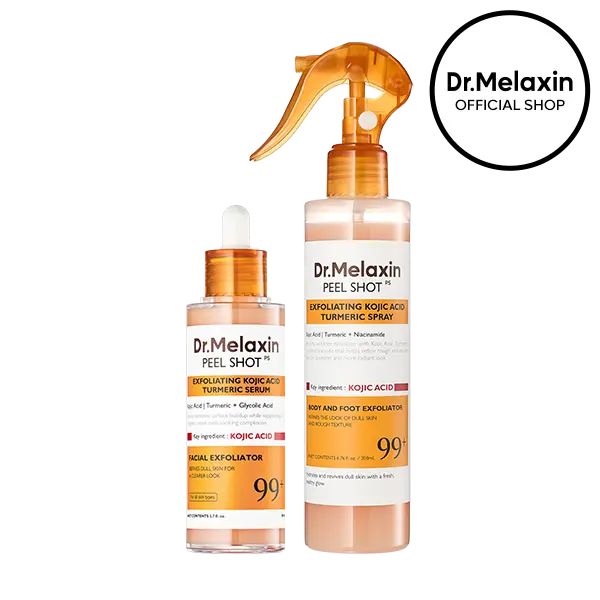 Peel Shot Kojic Acid Turmeric Duo main product shot β CoreLab Skin