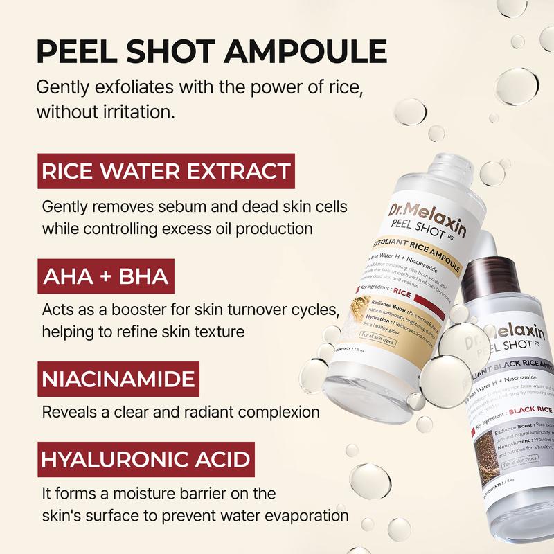 Dr. Melaxin Rice Peel Ampoule detail view 6 — CoreLab Skin